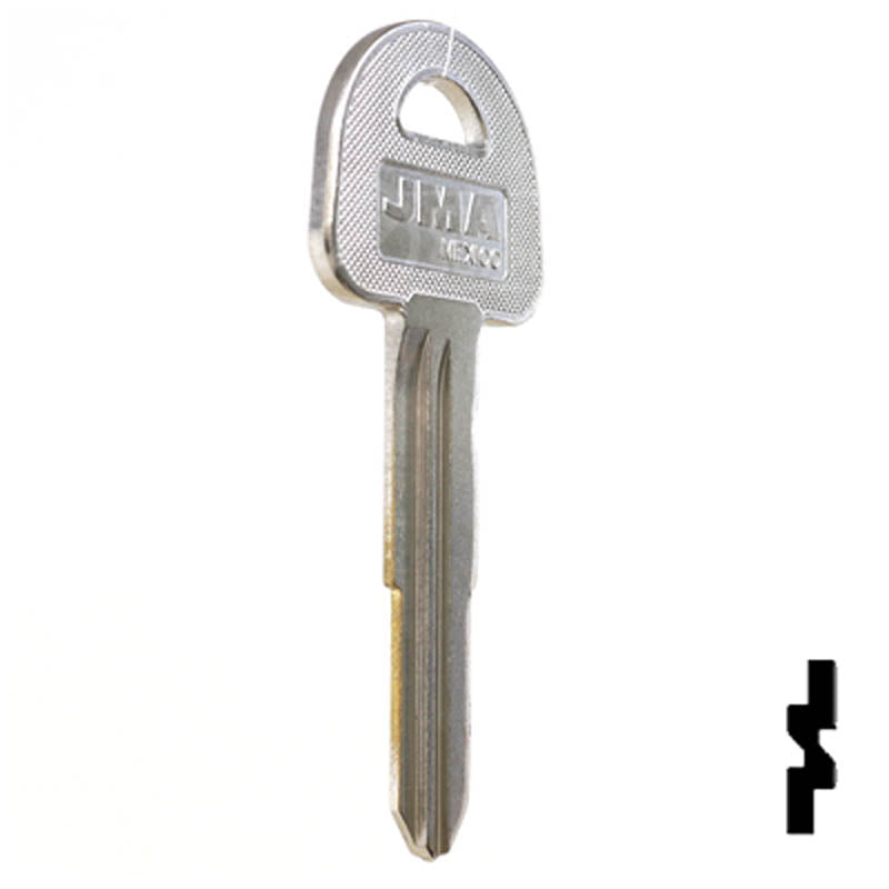 Uncut Key Blank | Suzuki | X186 ( SUZ17 ) Automotive Key JMA USA