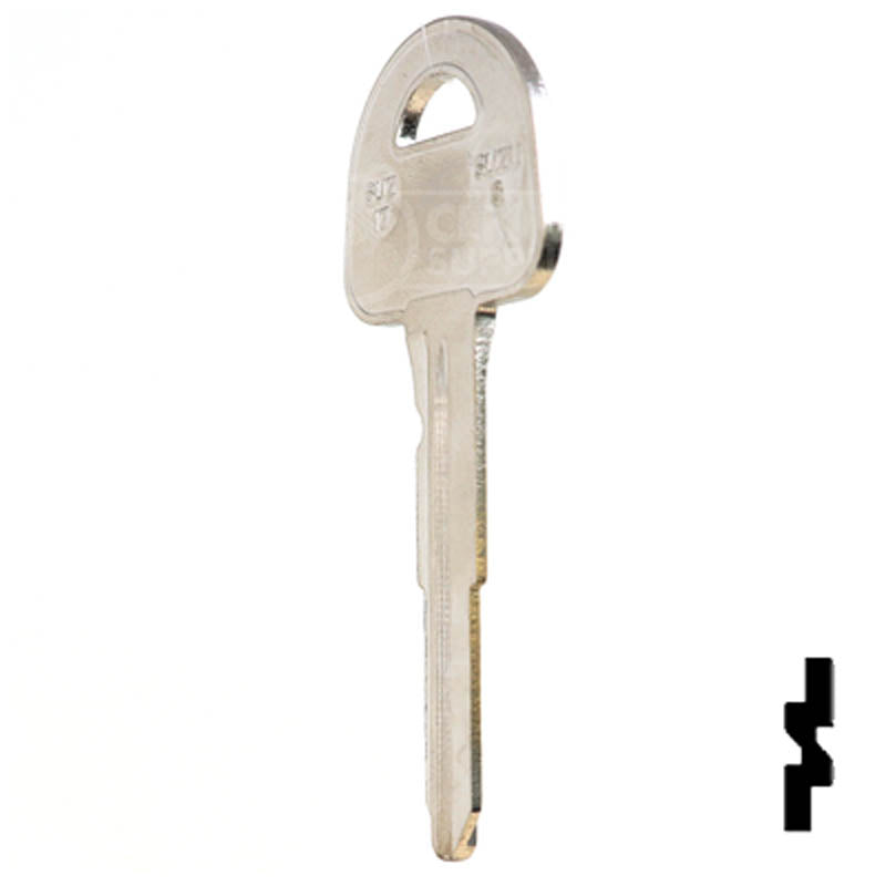 Uncut Key Blank | Suzuki | X186 ( SUZ17 ) Automotive Key JMA USA
