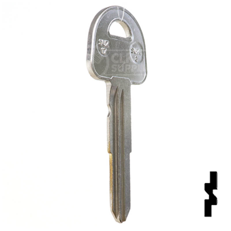 Uncut Key Blank | Suzuki | X186 ( SUZ17 ) Automotive Key JMA USA