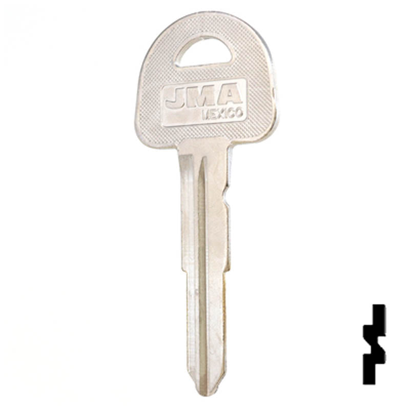 Uncut Key Blank | Suzuki | X186 ( SUZ17 ) Automotive Key JMA USA