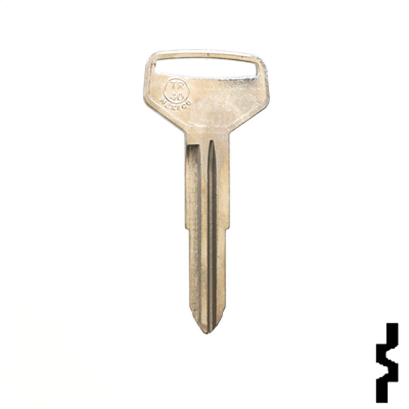Uncut Key Blank | Toyota | Daihatsu | X174, TR40 Automotive Key JMA USA