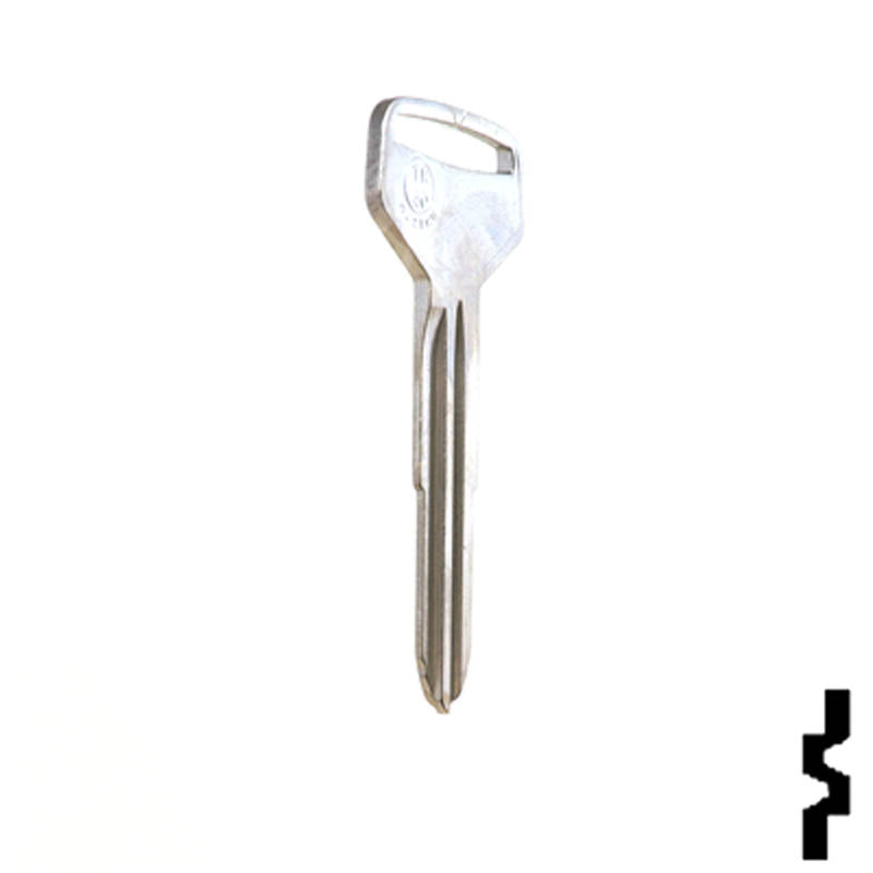 Uncut Key Blank | Toyota | Daihatsu | X174, TR40 Automotive Key JMA USA