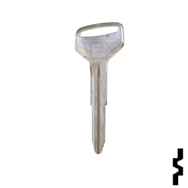 Uncut Key Blank | Toyota | Daihatsu | X174, TR40 Automotive Key JMA USA