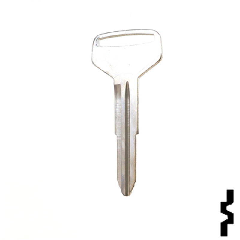 Uncut Key Blank | Toyota | Daihatsu | X174, TR40 Automotive Key JMA USA