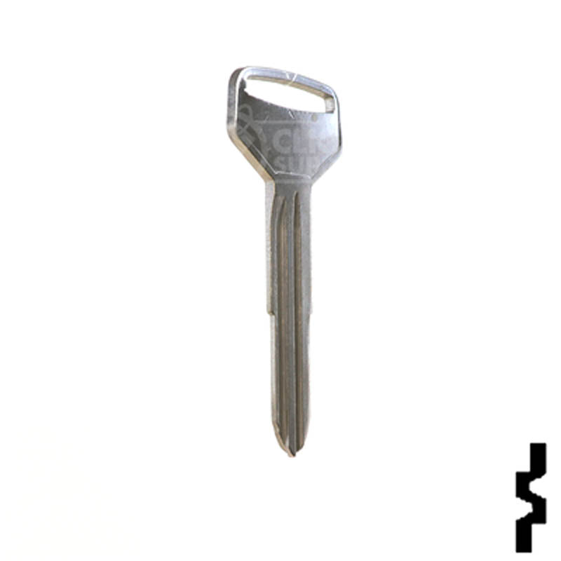 Uncut Key Blank | Toyota | Daihatsu | X174, TR40 Automotive Key JMA USA