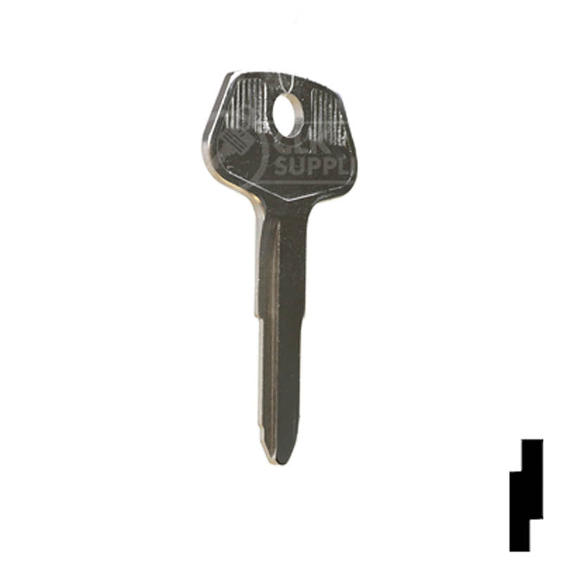Uncut Key Blank | Toyota | T61C Automotive Key Ilco