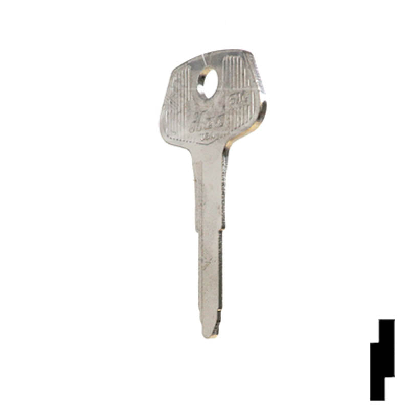 Uncut Key Blank | Toyota | T61C Automotive Key Ilco