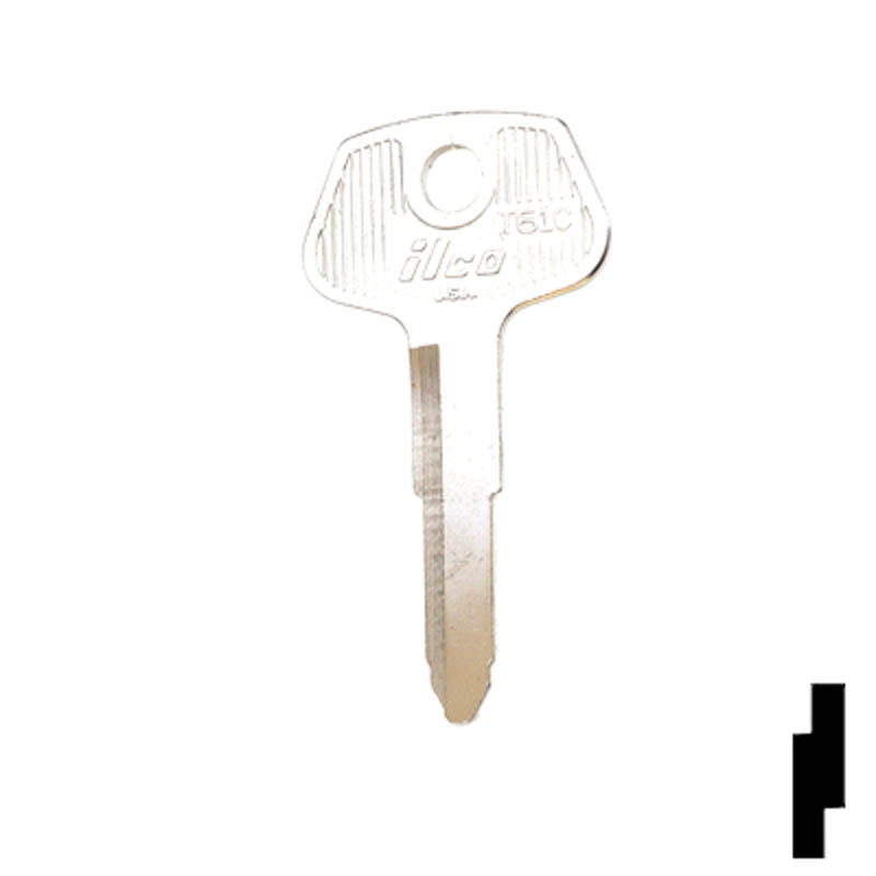 Uncut Key Blank | Toyota | T61C Automotive Key Ilco