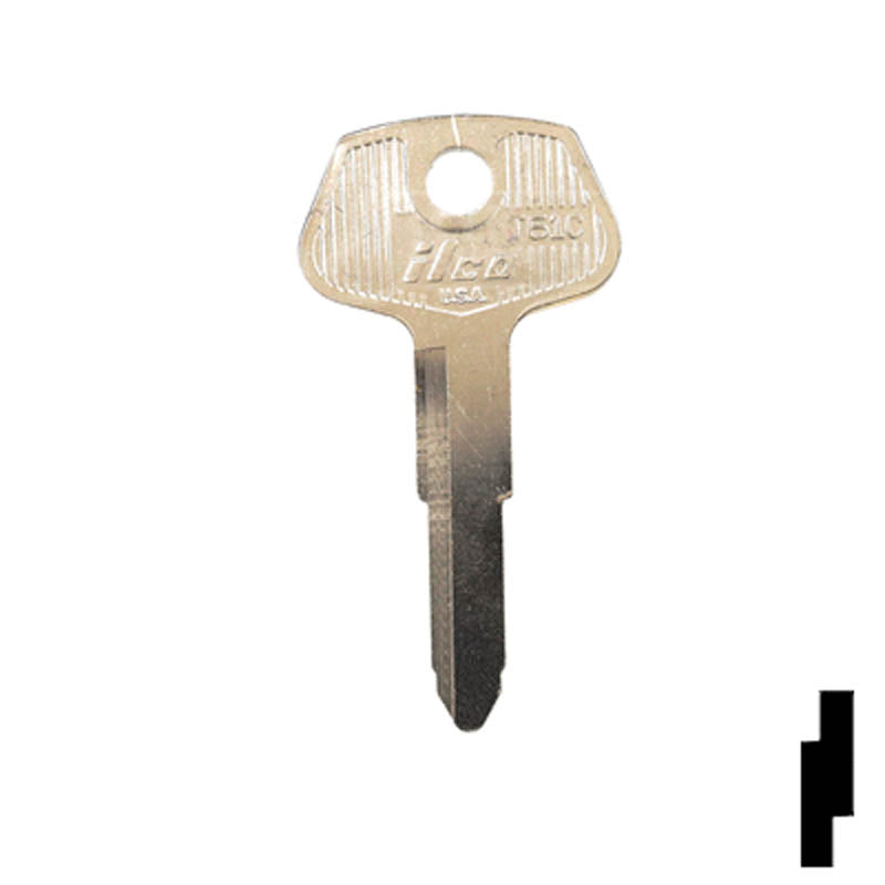 Uncut Key Blank | Toyota | T61C Automotive Key Ilco