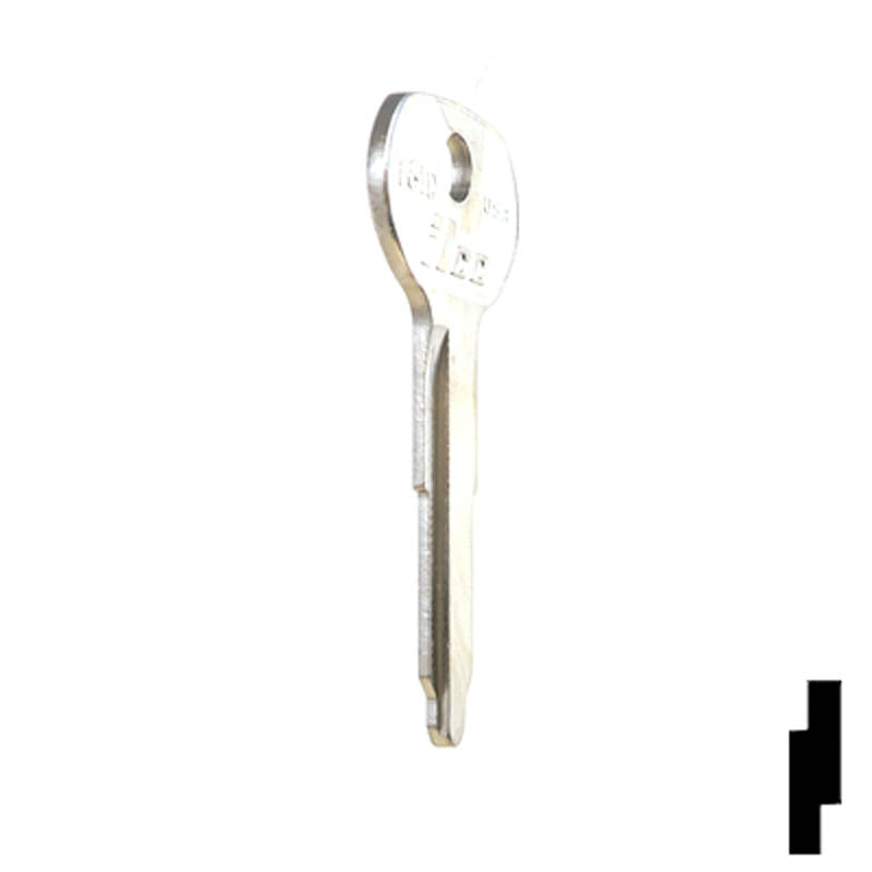 Uncut Key Blank | Toyota | T61D Automotive Key Ilco