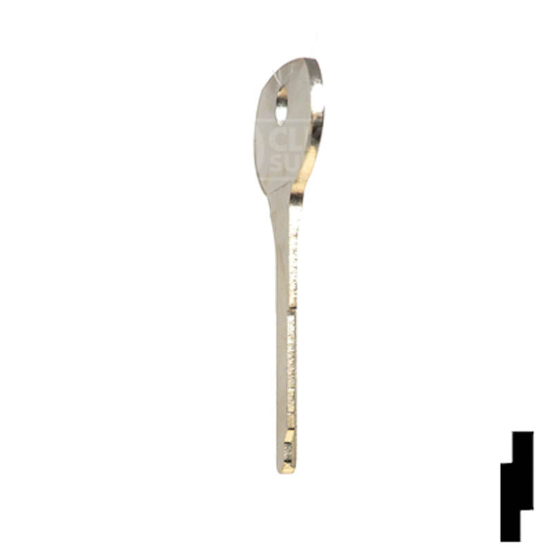 Uncut Key Blank | Toyota | T61D Automotive Key Ilco
