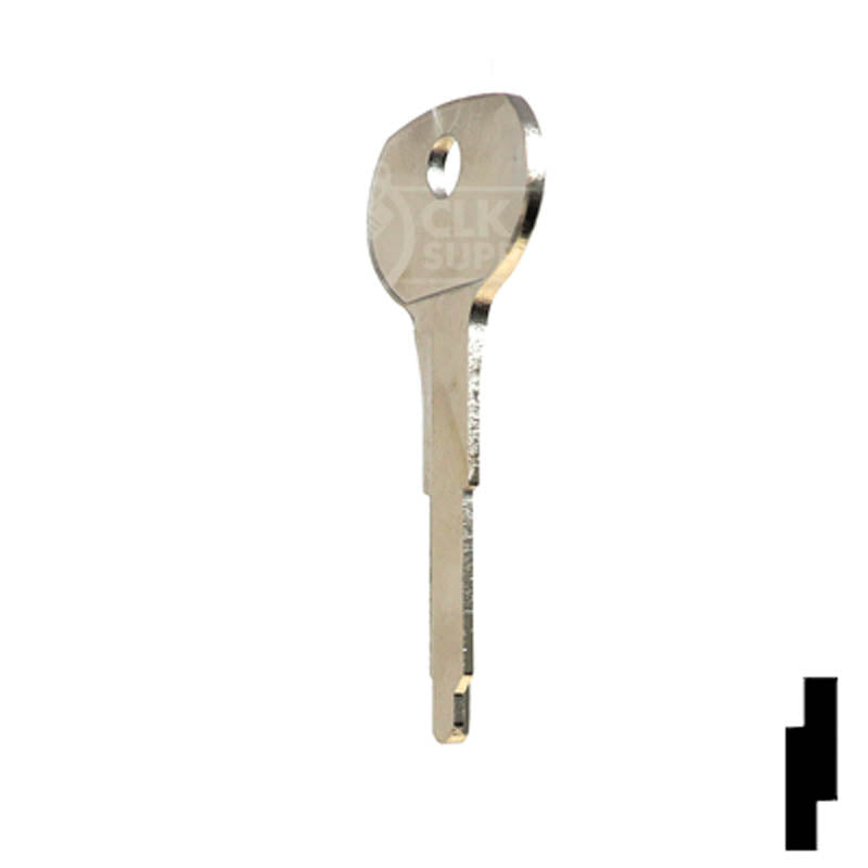 Uncut Key Blank | Toyota | T61D Automotive Key Ilco