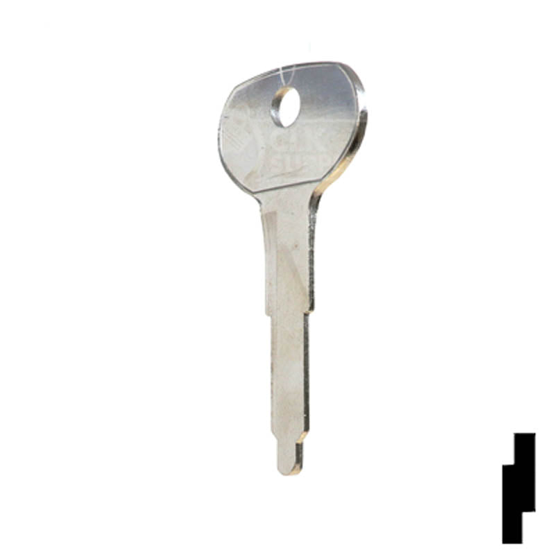 Uncut Key Blank | Toyota | T61D Automotive Key Ilco