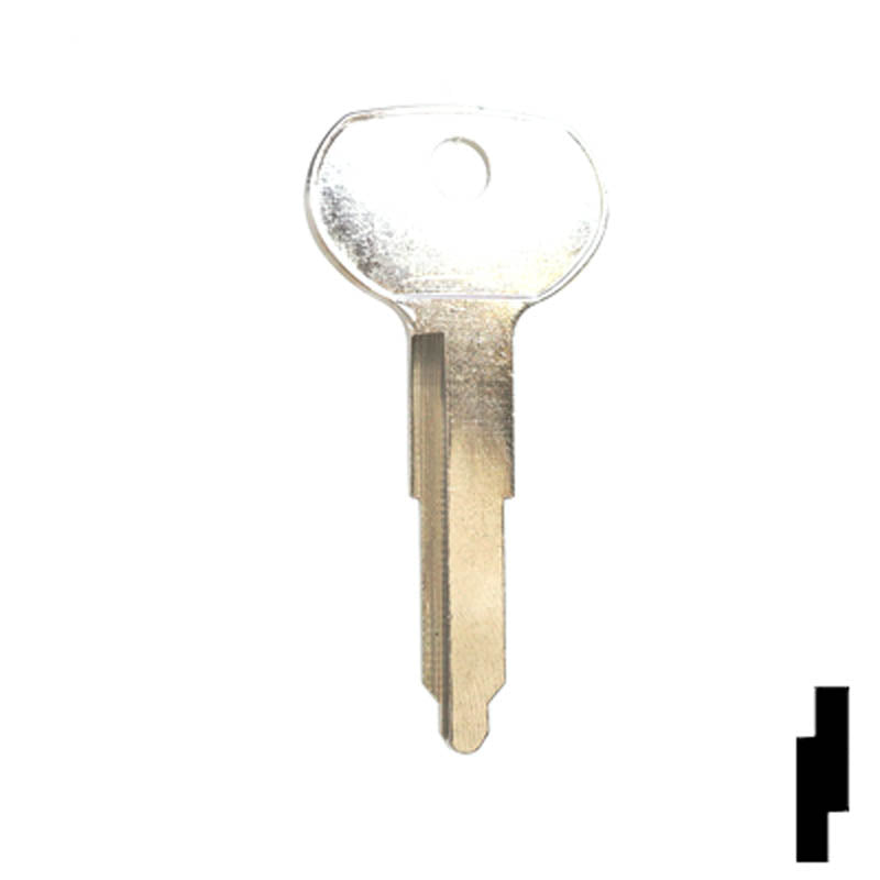 Uncut Key Blank | Toyota | T61D Automotive Key Ilco