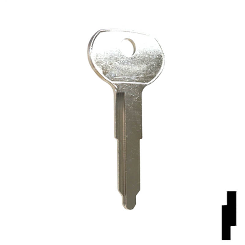 Uncut Key Blank | Toyota | T61D Automotive Key Ilco