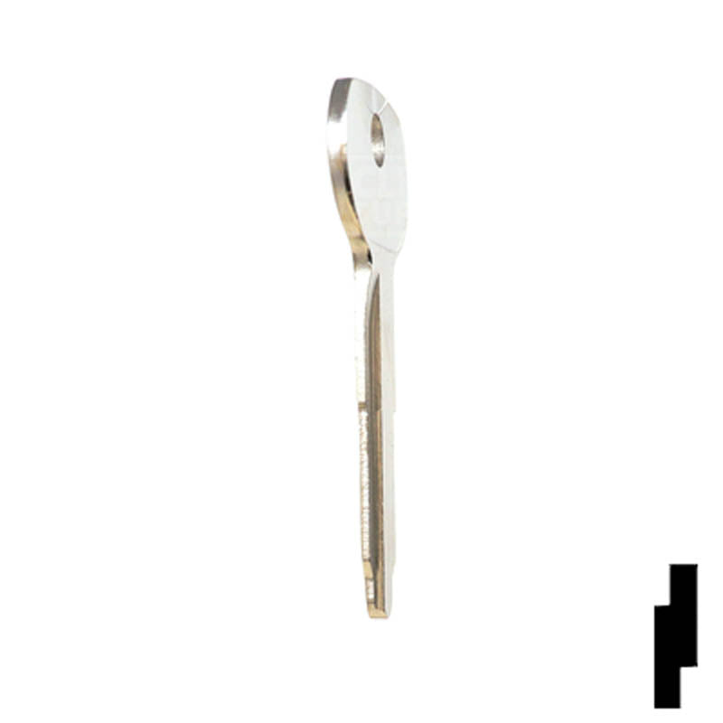Uncut Key Blank | Toyota | T61D Automotive Key Ilco