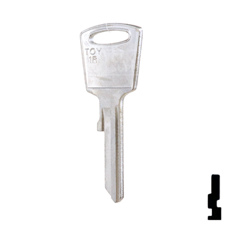 Uncut Key Blank | Toyota | TA12 Automotive Key Ilco