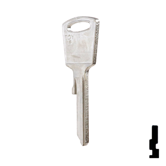 Uncut Key Blank | Toyota | TA12 Automotive Key Ilco
