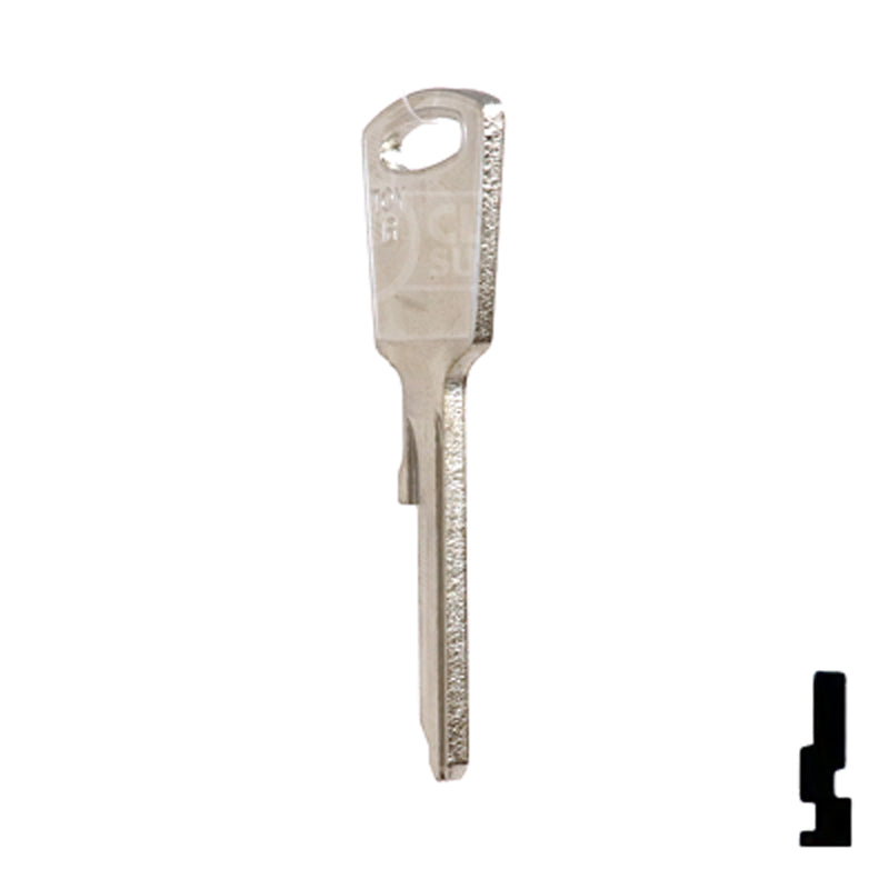 Uncut Key Blank | Toyota | TA12 Automotive Key Ilco