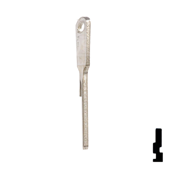 Uncut Key Blank | Toyota | TA12 Automotive Key Ilco
