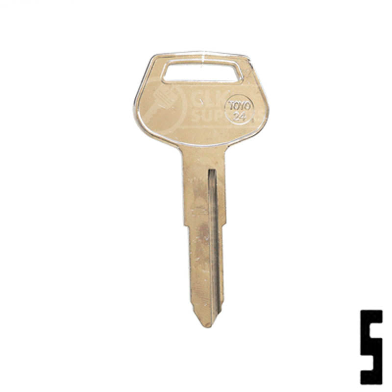 Uncut Key Blank | Toyota | TOYO-24 Automotive Key Ilco