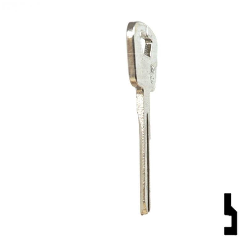 Uncut Key Blank | Toyota | TOYO-25, TA6 Automotive Key JMA USA