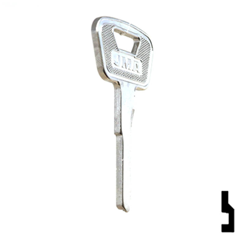 Uncut Key Blank | Toyota | TOYO-25, TA6 Automotive Key JMA USA