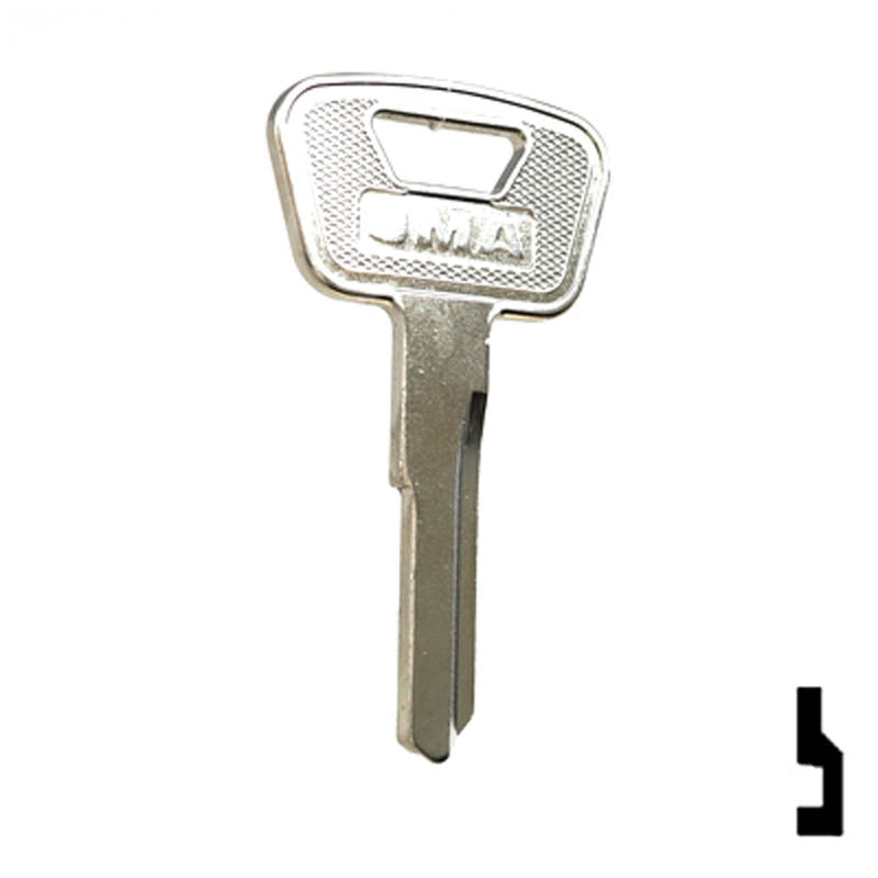 Uncut Key Blank | Toyota | TOYO-25, TA6 Automotive Key JMA USA
