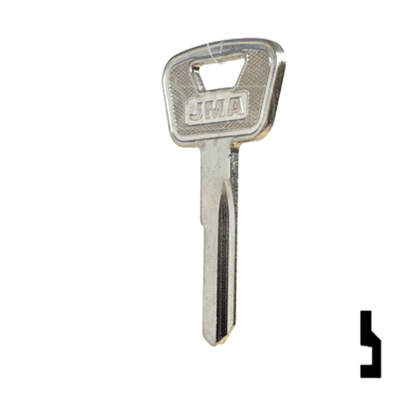 Uncut Key Blank | Toyota | TOYO-25, TA6 Automotive Key JMA USA
