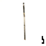 Uncut Key Blank | Toyota | TOYO-25, TA6 Automotive Key JMA USA