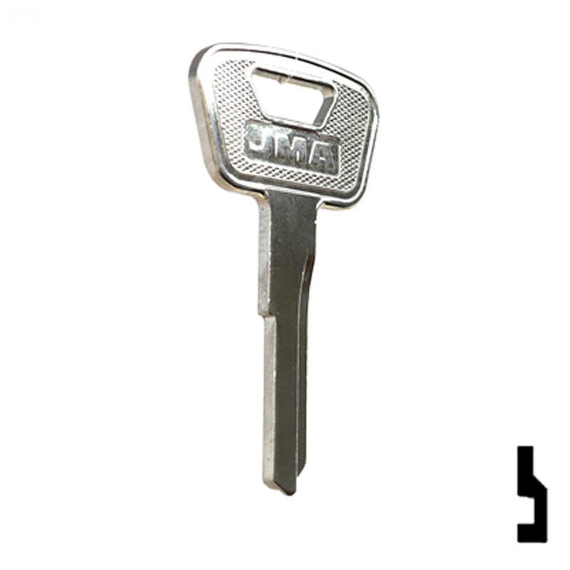 Uncut Key Blank | Toyota | TOYO-25, TA6 Automotive Key JMA USA