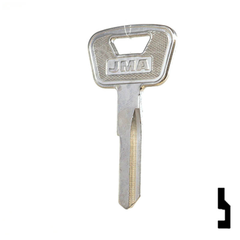 Uncut Key Blank | Toyota | TOYO-25, TA6 Automotive Key JMA USA
