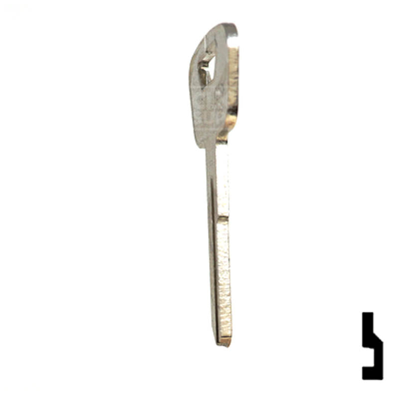 Uncut Key Blank | Toyota | TOYO-25, TA6 Automotive Key JMA USA