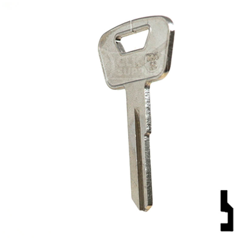 Uncut Key Blank | Toyota | TOYO-25, TA6 Automotive Key JMA USA