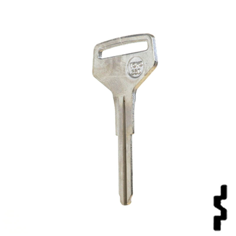 Uncut Key Blank | Toyota | TR25 Automotive Key JMA USA
