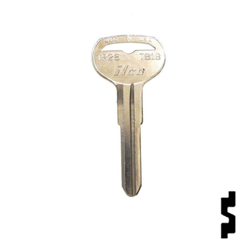 Uncut Key Blank | Toyota | TR26, T81B Automotive Key Ilco