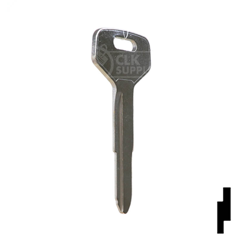 Uncut Key Blank | Toyota | X137, TR33 Automotive Key JMA USA