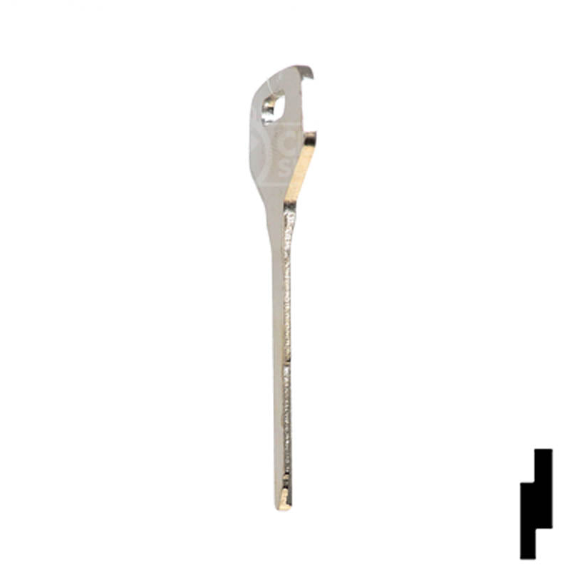 Uncut Key Blank | Toyota | X137, TR33 Automotive Key JMA USA