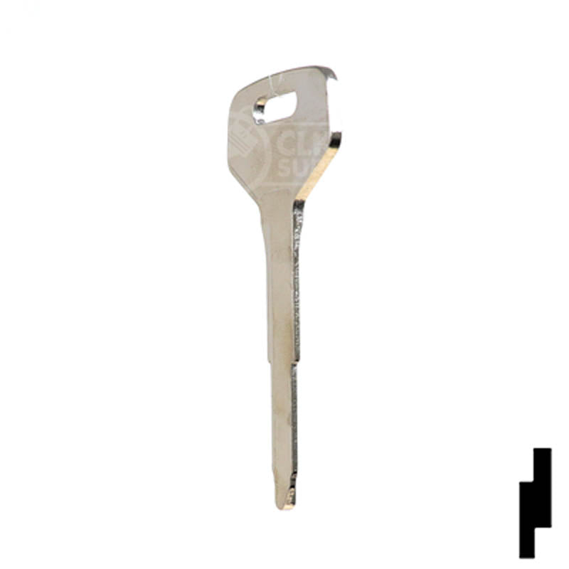 Uncut Key Blank | Toyota | X137, TR33 Automotive Key JMA USA