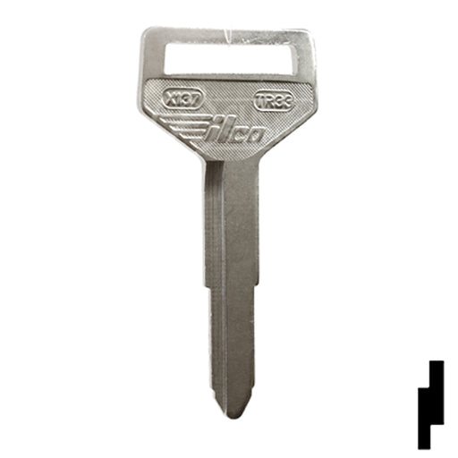 Uncut Key Blank | Toyota | X137, TR33 Automotive Key Ilco