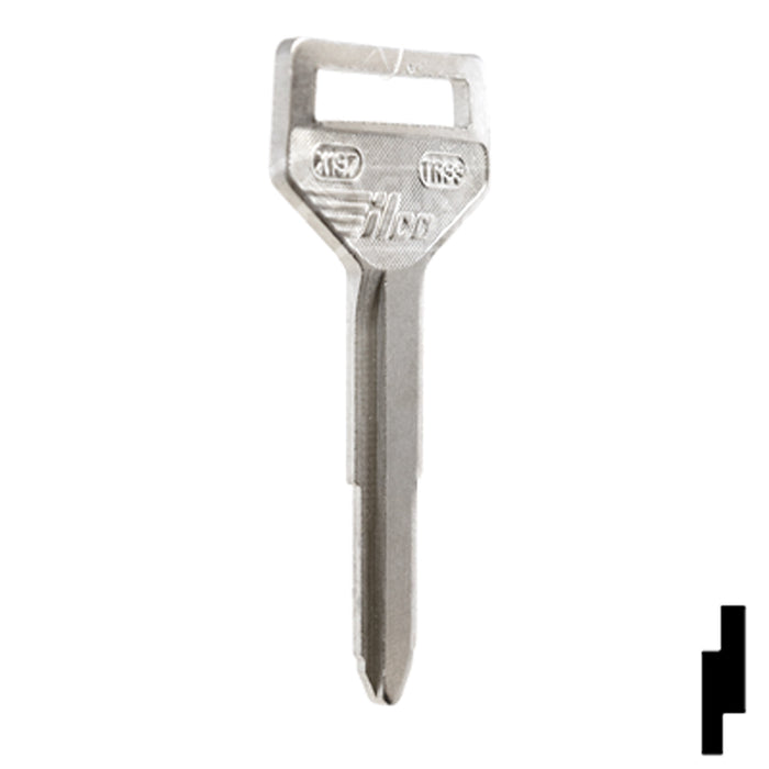 Uncut Key Blank | Toyota | X137, TR33 Automotive Key Ilco