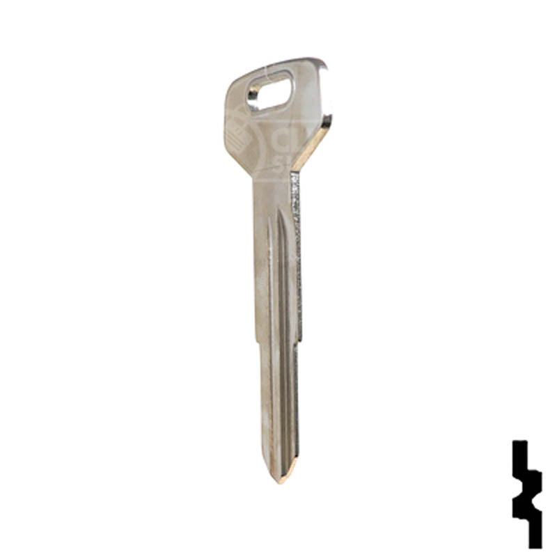 Uncut Key Blank | Toyota | X151, TR39 Automotive Key JMA USA