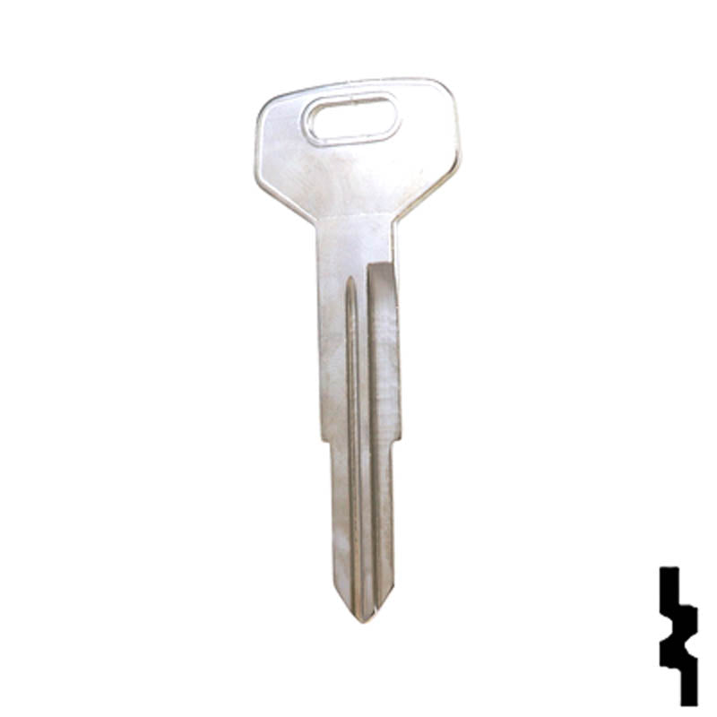 Uncut Key Blank | Toyota | X151, TR39 Automotive Key JMA USA