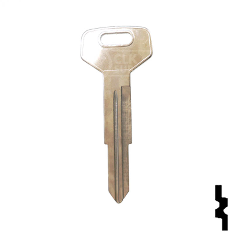 Uncut Key Blank | Toyota | X151, TR39 Automotive Key JMA USA
