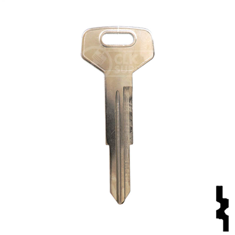 Uncut Key Blank | Toyota | X151, TR39 Automotive Key JMA USA