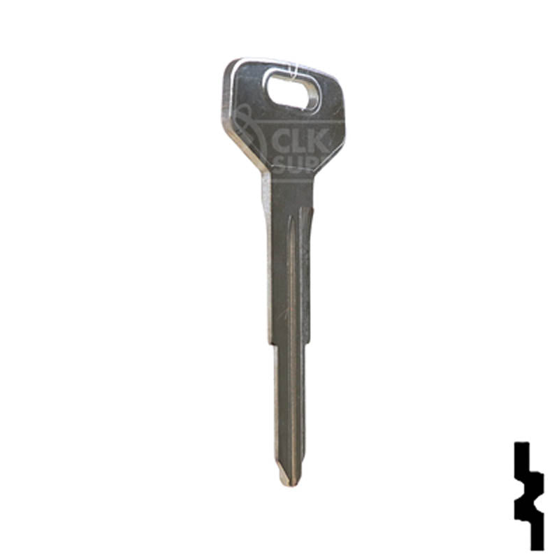 Uncut Key Blank | Toyota | X151, TR39 Automotive Key JMA USA