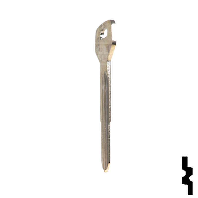 Uncut Key Blank | Toyota | X151, TR39 Automotive Key JMA USA