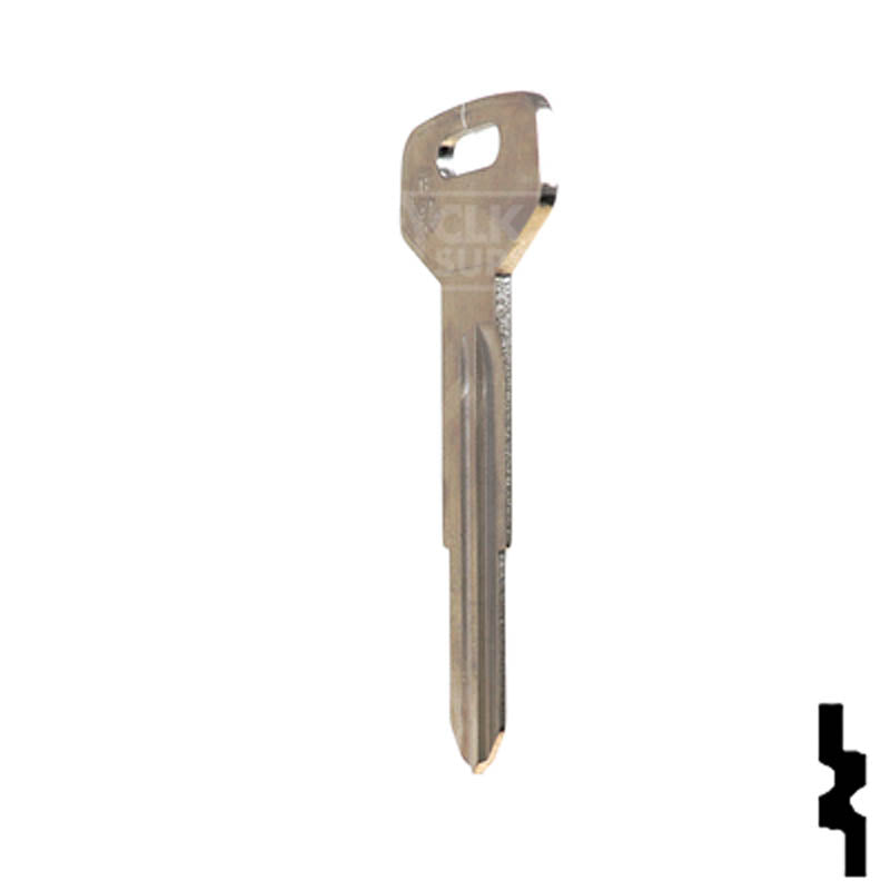 Uncut Key Blank | Toyota | X151, TR39 Automotive Key JMA USA