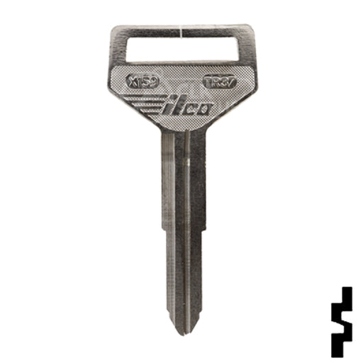 Uncut Key Blank | Toyota |  X159, TR37 Automotive Key Ilco