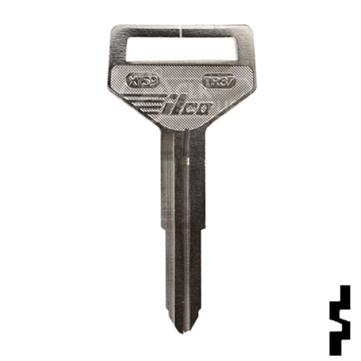 Uncut Key Blank | Toyota |  X159, TR37 Automotive Key Ilco